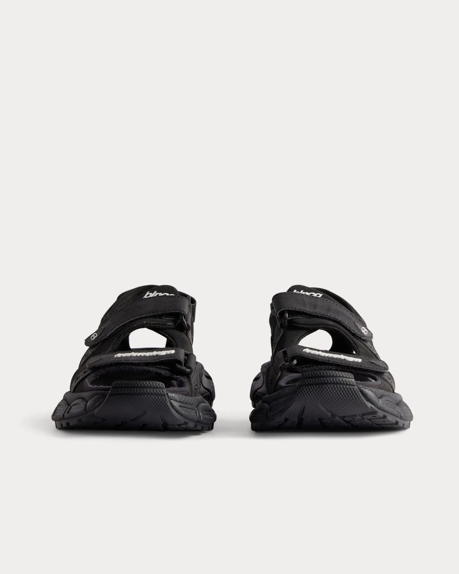 3XL Chunky Rubber Black Sandals