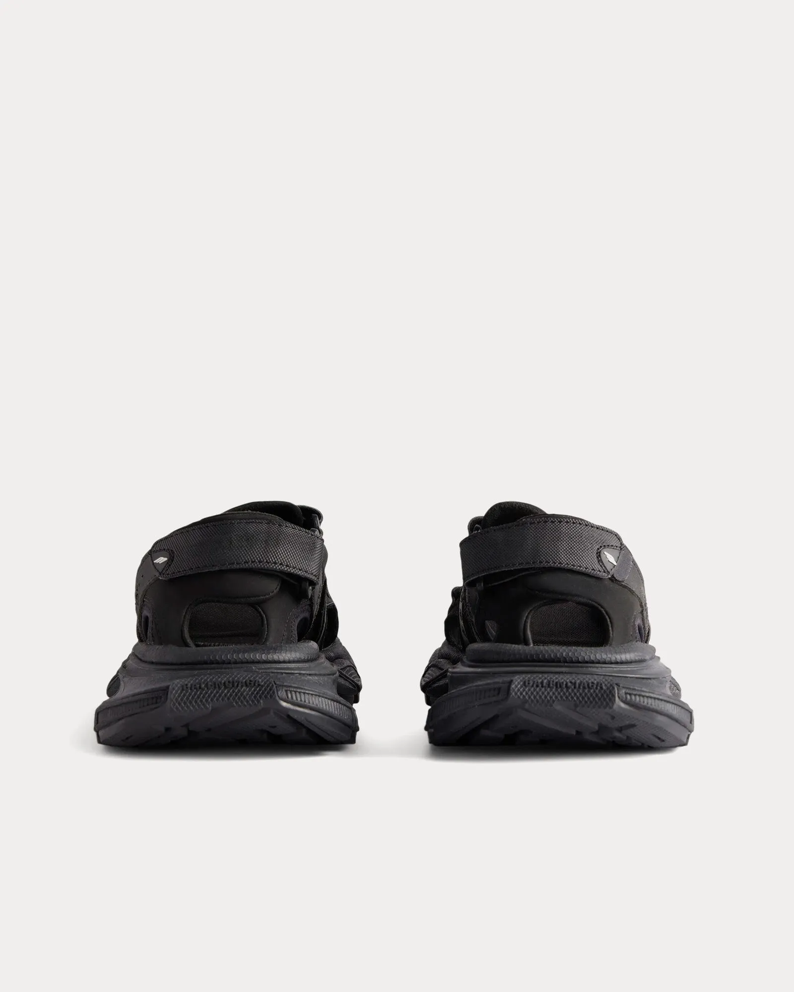 3XL Chunky Rubber Black Sandals