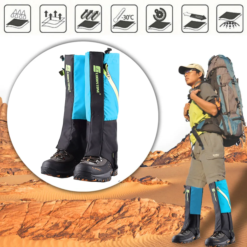 Areyourshop Outdoor Hiking Hunting Snow Sand Waterproof Boots Support Cover Legging Gaiters Sporting goods Accessories Parts