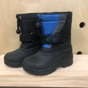 Black & Blue Snow Boots