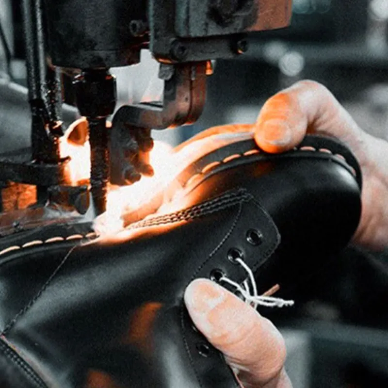 Black High Top Motorcycle Ankle Boots