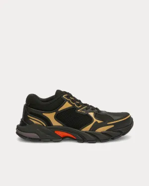 Block Stepper Black / Beige Low Top Sneakers