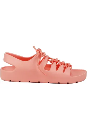 BOTTEGA VENETA JELLY LACE UP RUBBER SANDALS EU 38 UK 5 US 8
