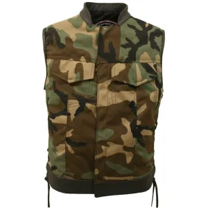 Club Cut Side Lace Military grade fabric ( Cordura) Woodland Camo