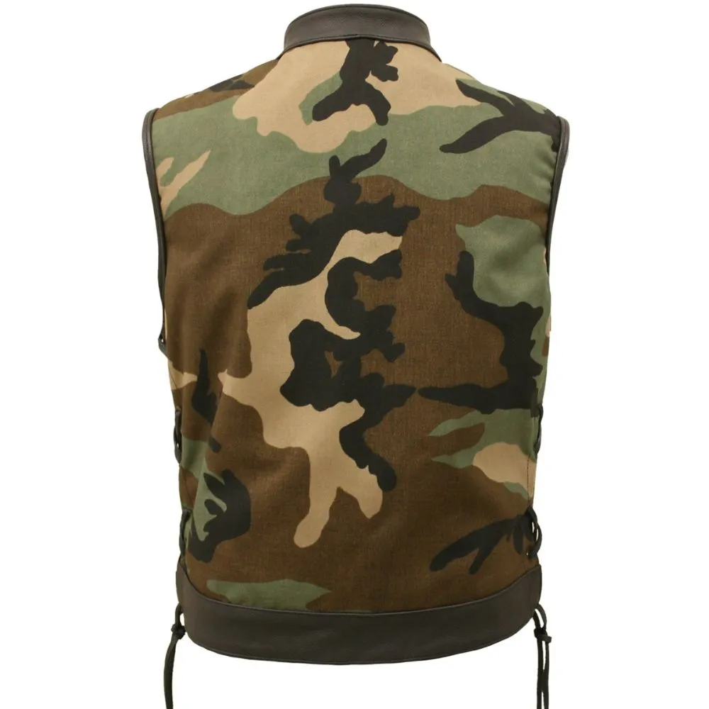 Club Cut Side Lace Military grade fabric ( Cordura) Woodland Camo