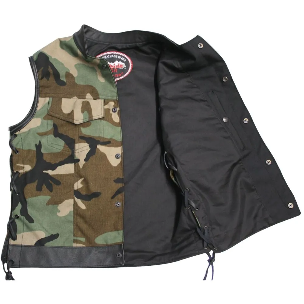 Club Cut Side Lace Military grade fabric ( Cordura) Woodland Camo