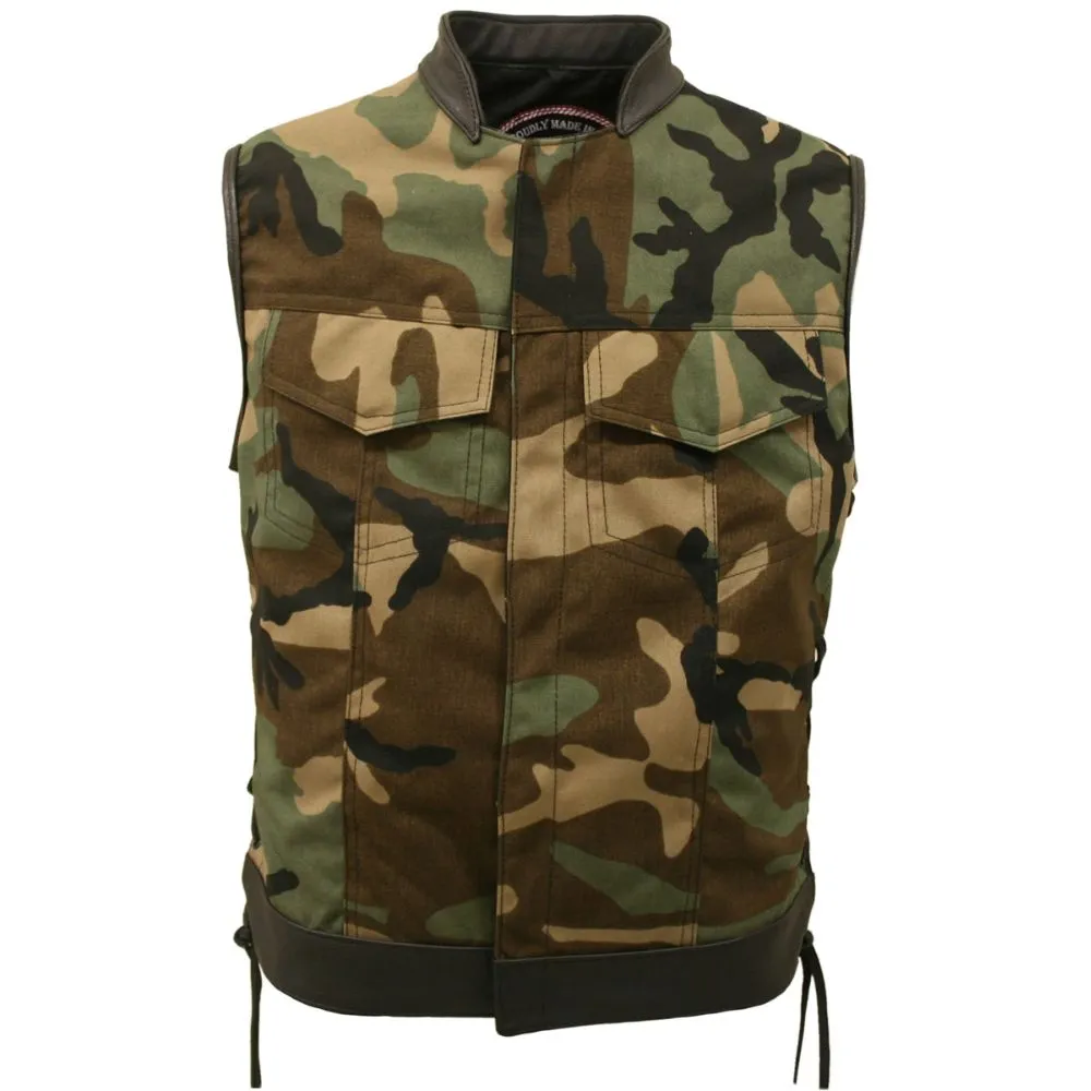 Club Cut Side Lace Military grade fabric ( Cordura) Woodland Camo