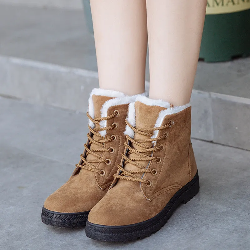 Cozy Cotton Comfort Winter Snow Boots