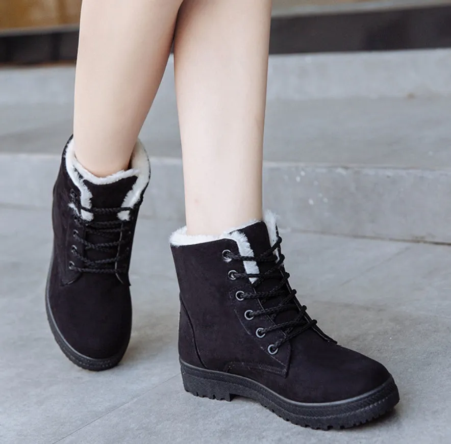 Cozy Cotton Comfort Winter Snow Boots