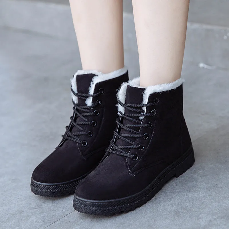 Cozy Cotton Comfort Winter Snow Boots