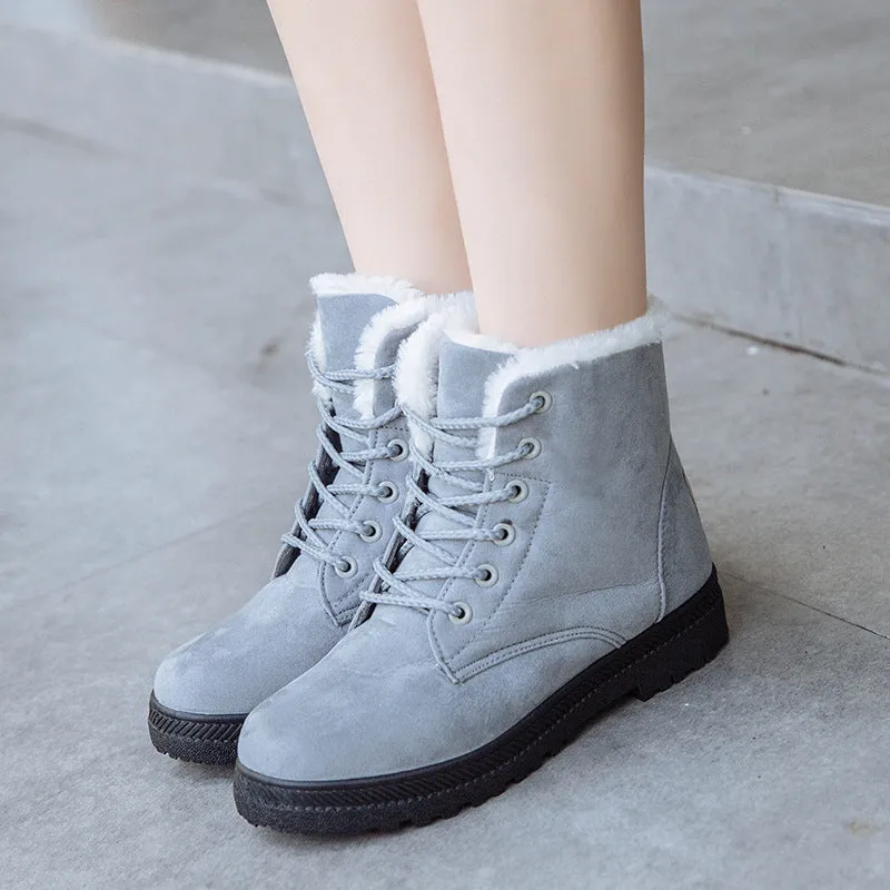 Cozy Cotton Comfort Winter Snow Boots