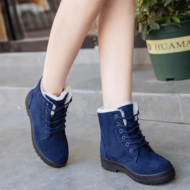 Cozy Cotton Comfort Winter Snow Boots