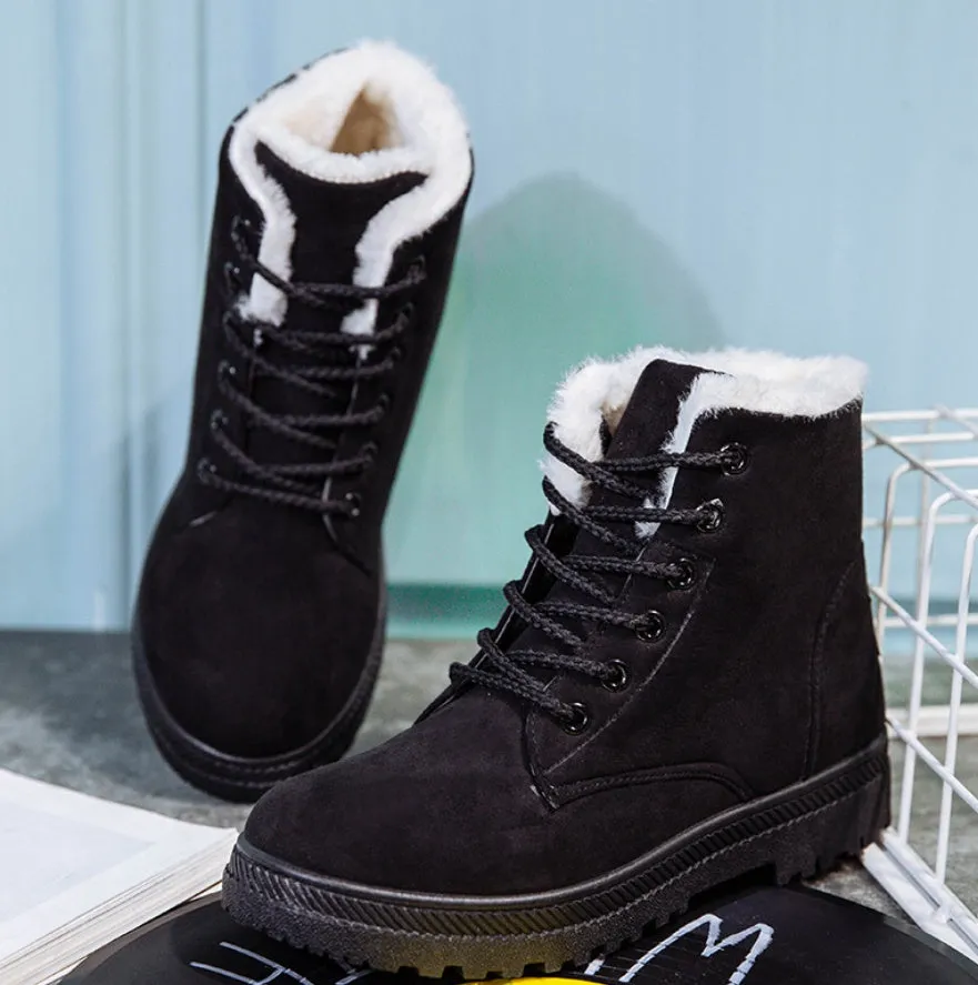 Cozy Cotton Comfort Winter Snow Boots