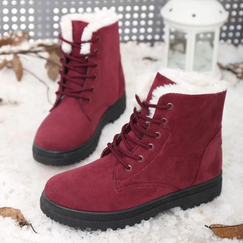 Cozy Cotton Comfort Winter Snow Boots