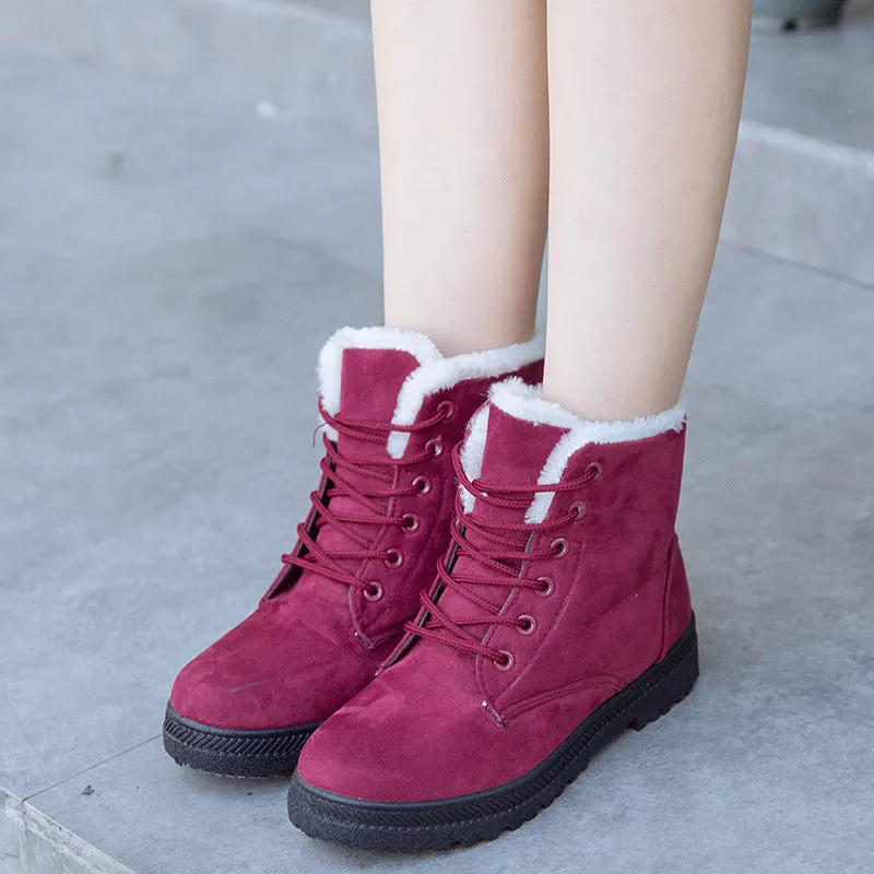 Cozy Cotton Comfort Winter Snow Boots