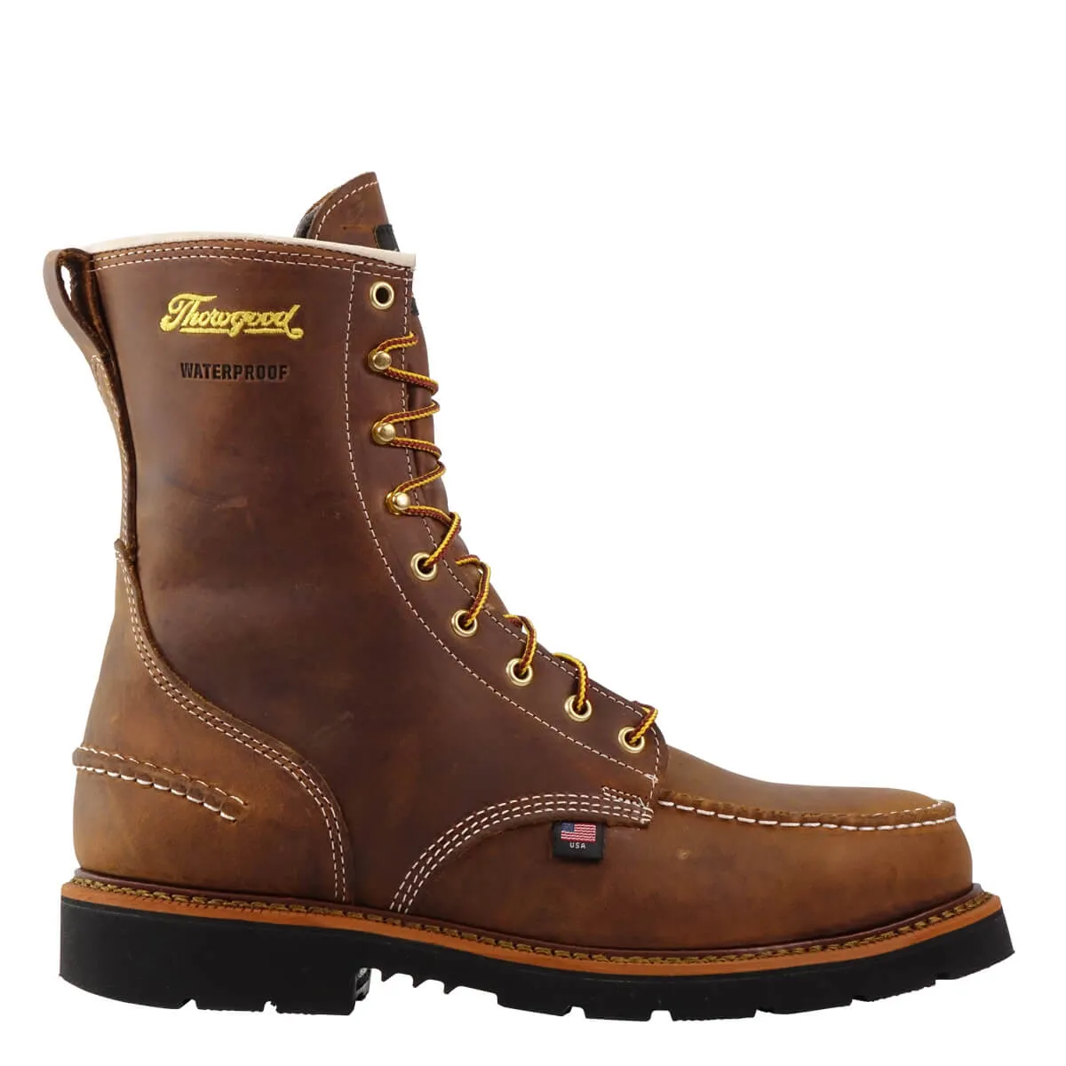 Crazy Horse Lace Up Steel Toe