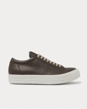 Grosgrain-Trimmed Leather  Gray high top sneakers