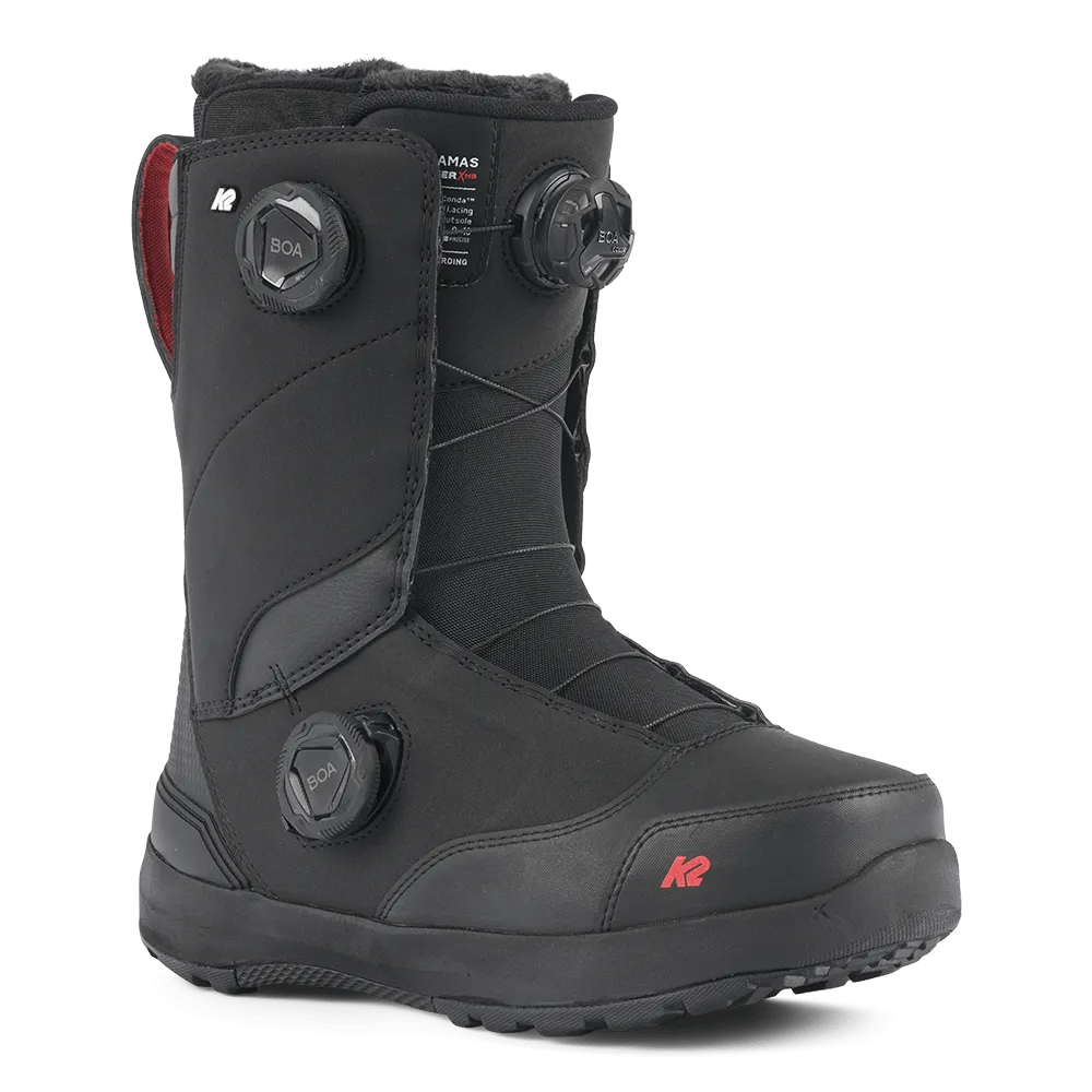 K2 Kamas Clicker X Hb Step in Snowboard Boots in Black 2024