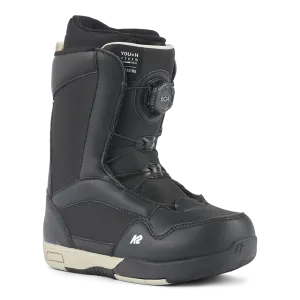K2 Youth Kids Snowboard Boots in Black 2024