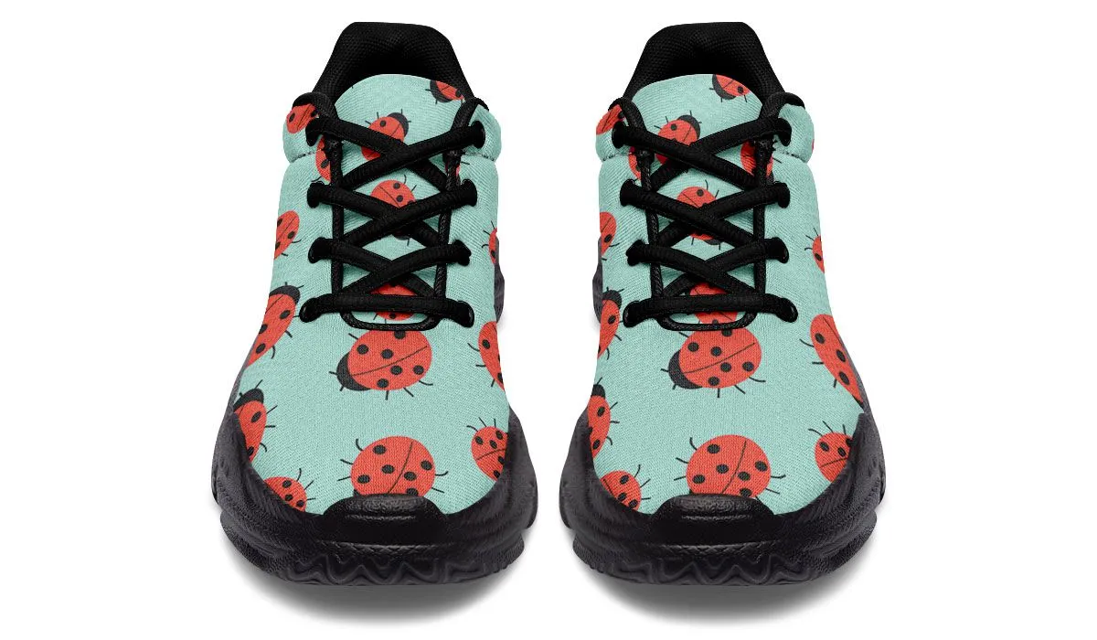 Lady Bug Pattern Chunky Sneakers