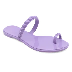 Maria Flat Sandal Violet
