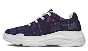 Math Chart Chunky Sneakers
