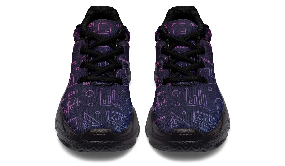 Math Chart Chunky Sneakers