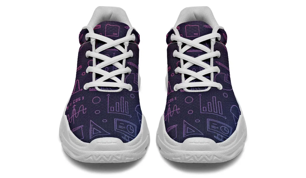 Math Chart Chunky Sneakers