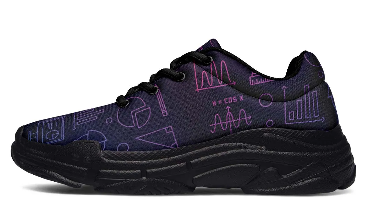 Math Chart Chunky Sneakers