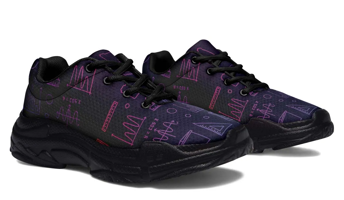 Math Chart Chunky Sneakers