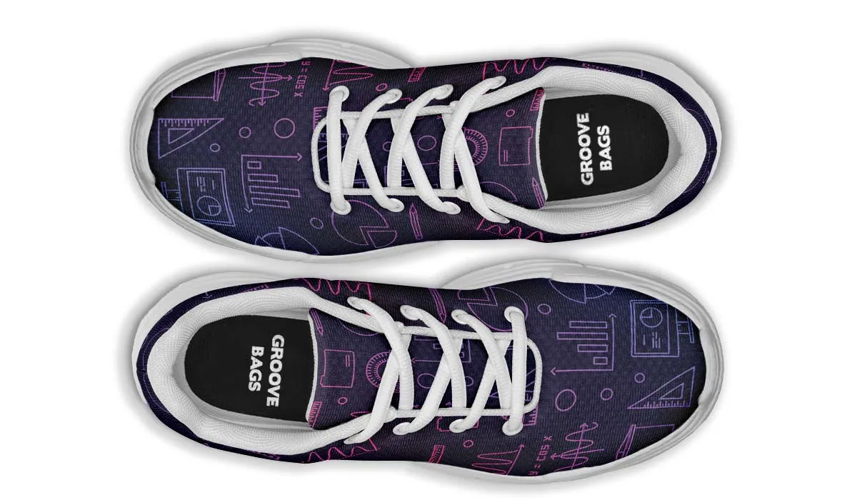 Math Chart Chunky Sneakers