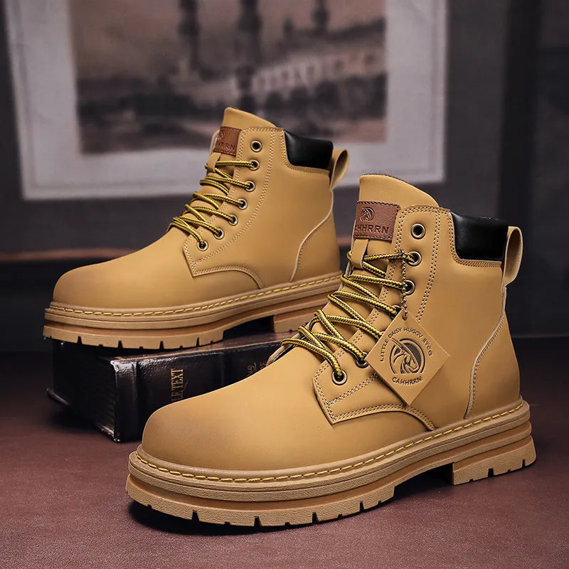 Men's Vintage Leather Work Boots