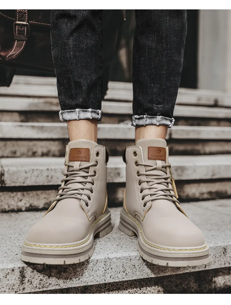 Men's Vintage Leather Work Boots