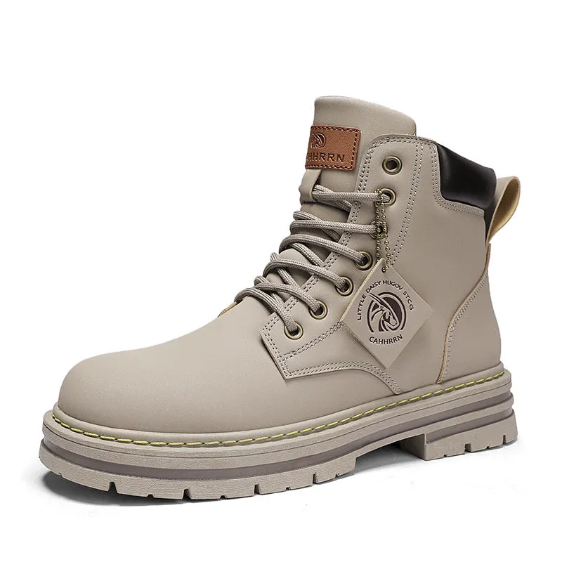 Men's Vintage Leather Work Boots
