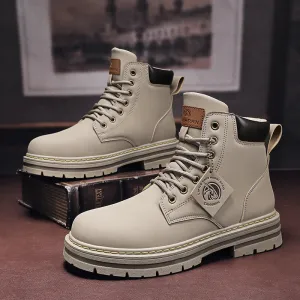 Men's Vintage Leather Work Boots