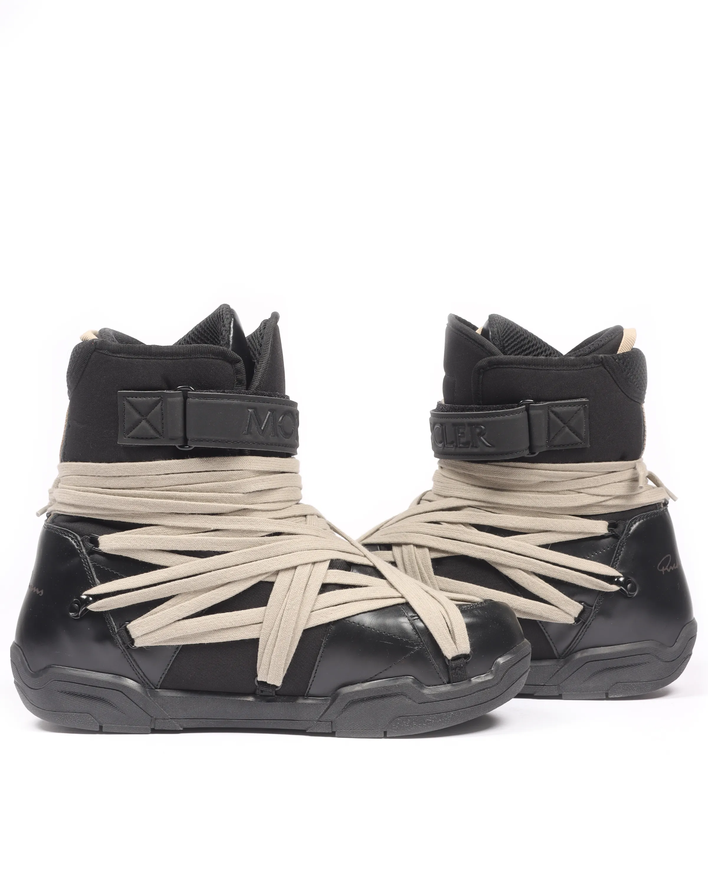 Moncler Leather Snow Boots