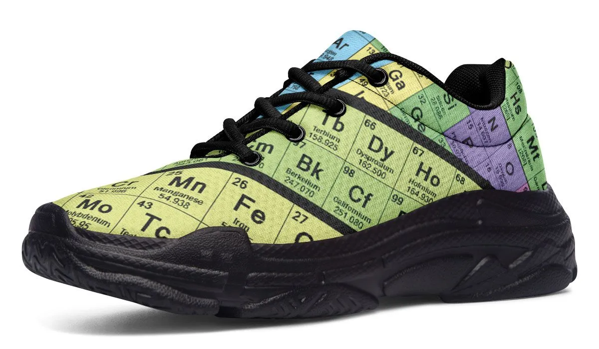 Periodic Table Chunky Sneakers