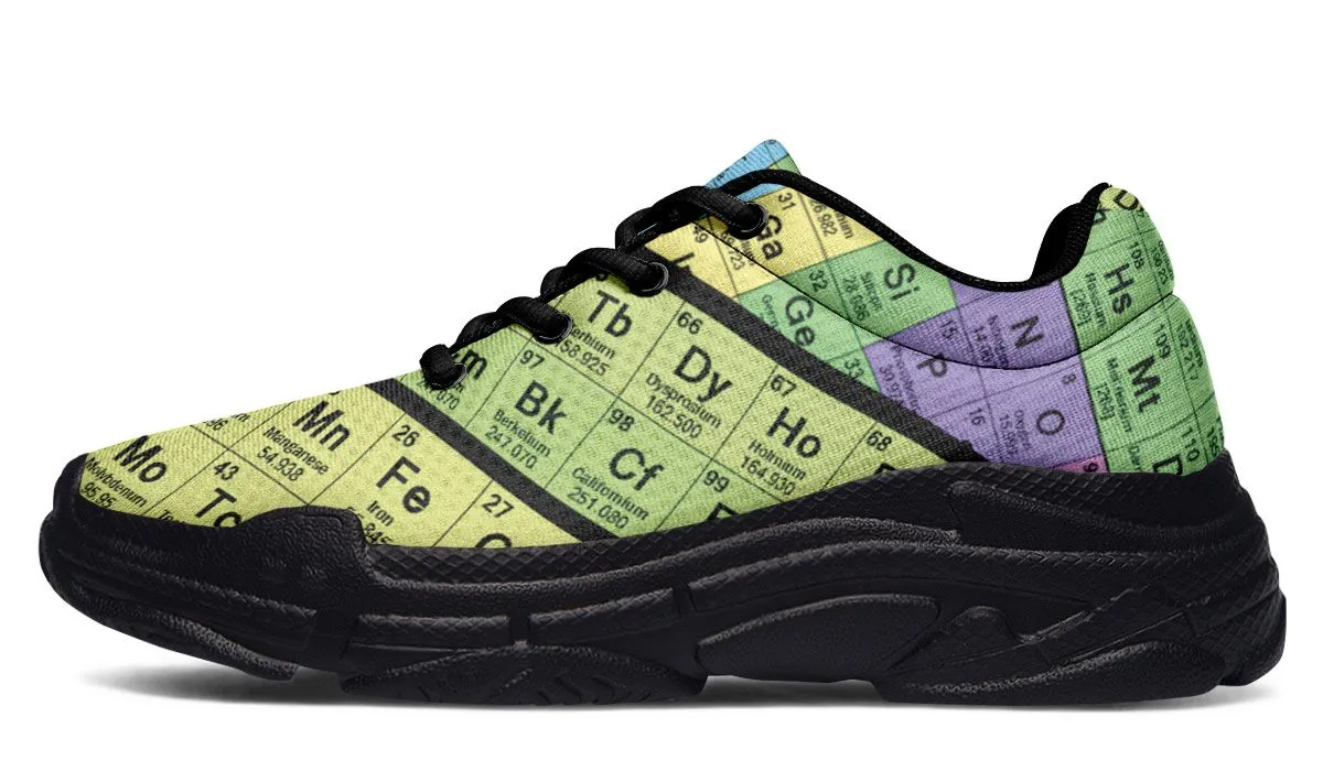 Periodic Table Chunky Sneakers