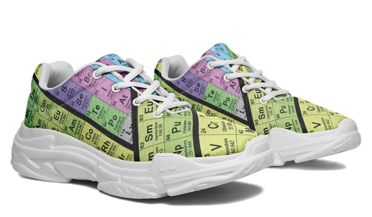 Periodic Table Chunky Sneakers