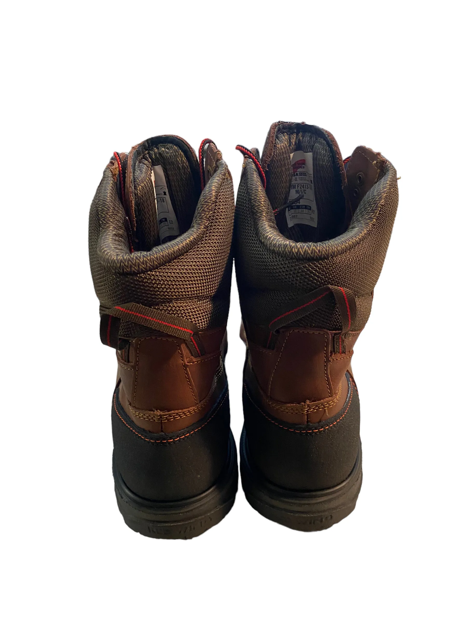 Red Wing Men's Brown Leather  Work Boots