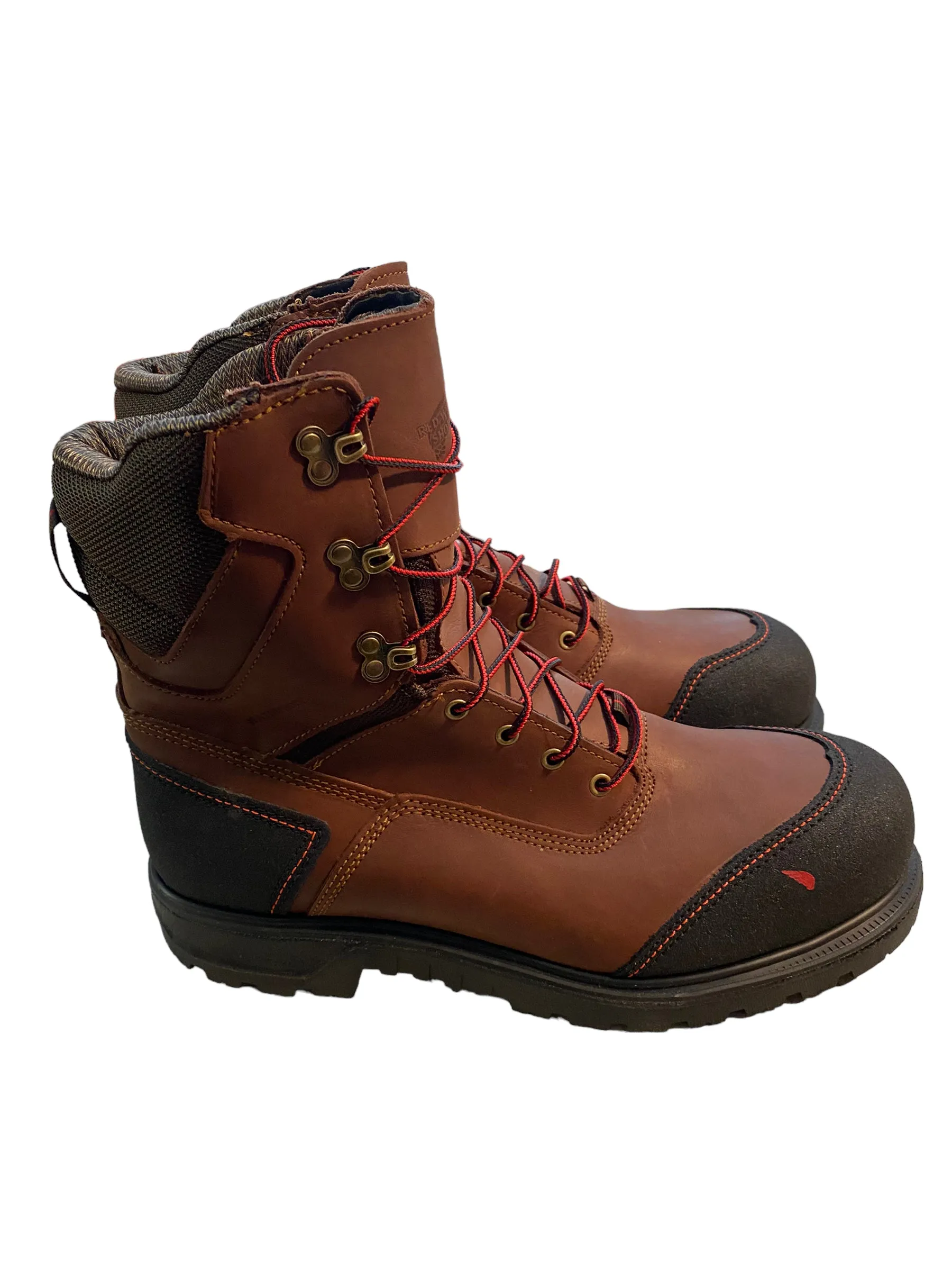 Red Wing Men's Brown Leather  Work Boots