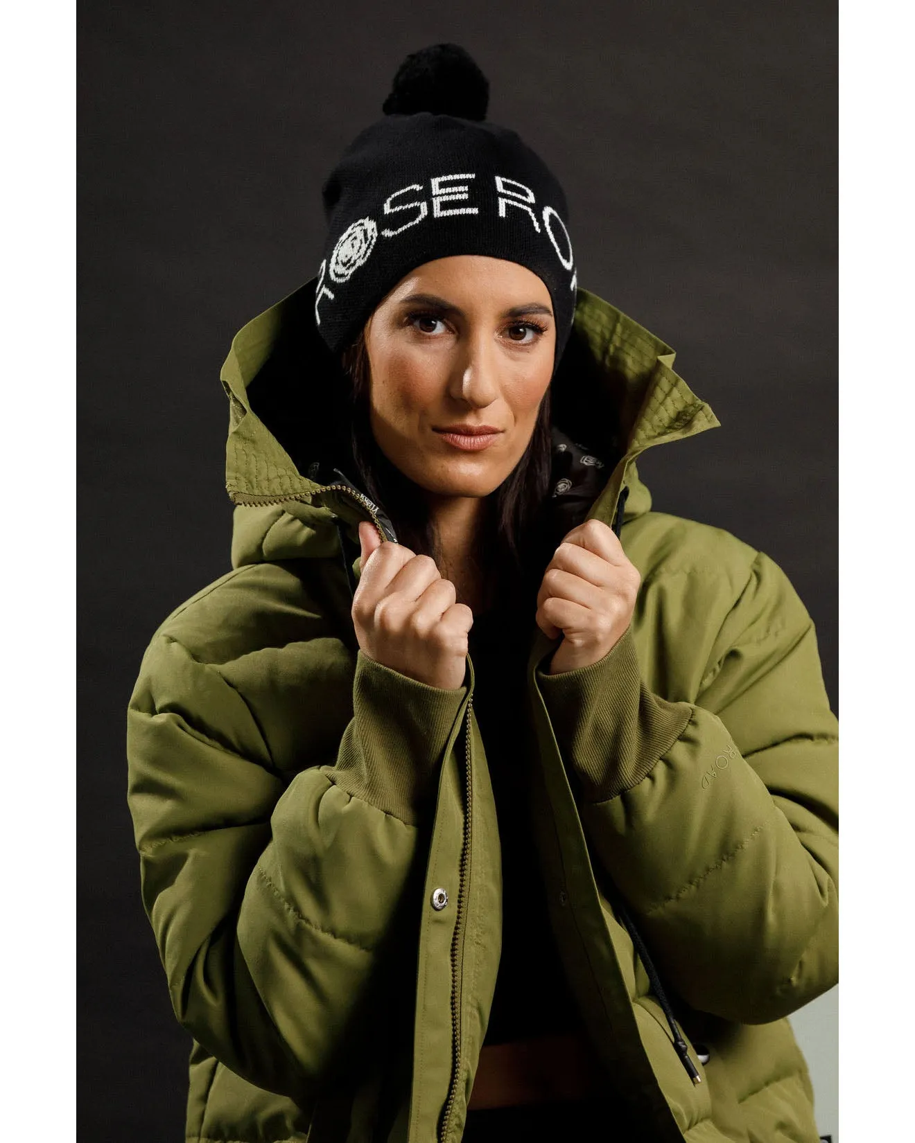 Rose Road Winter Beanie - Black
