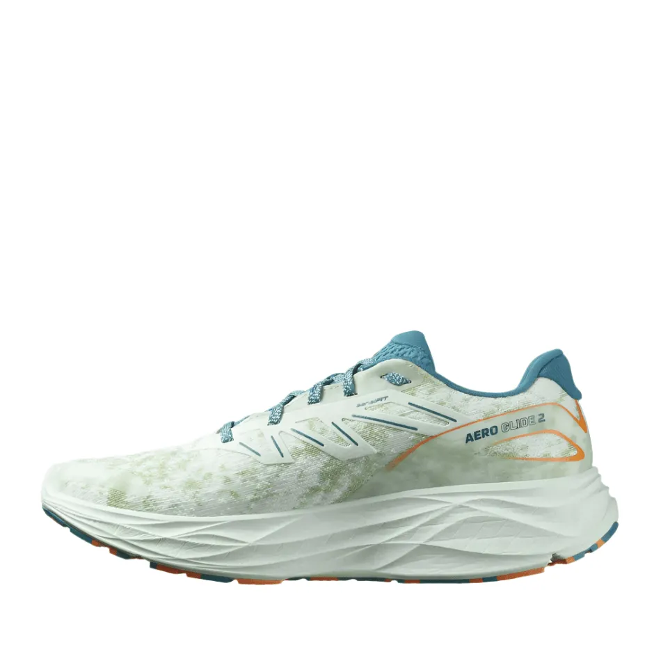 Salomon Men's Aero Glide 2 Running Shoes in Aqua/Tahitian Tide/Bird Of Paradise