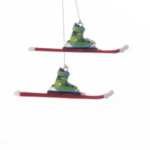 Skis and Boots Ornament