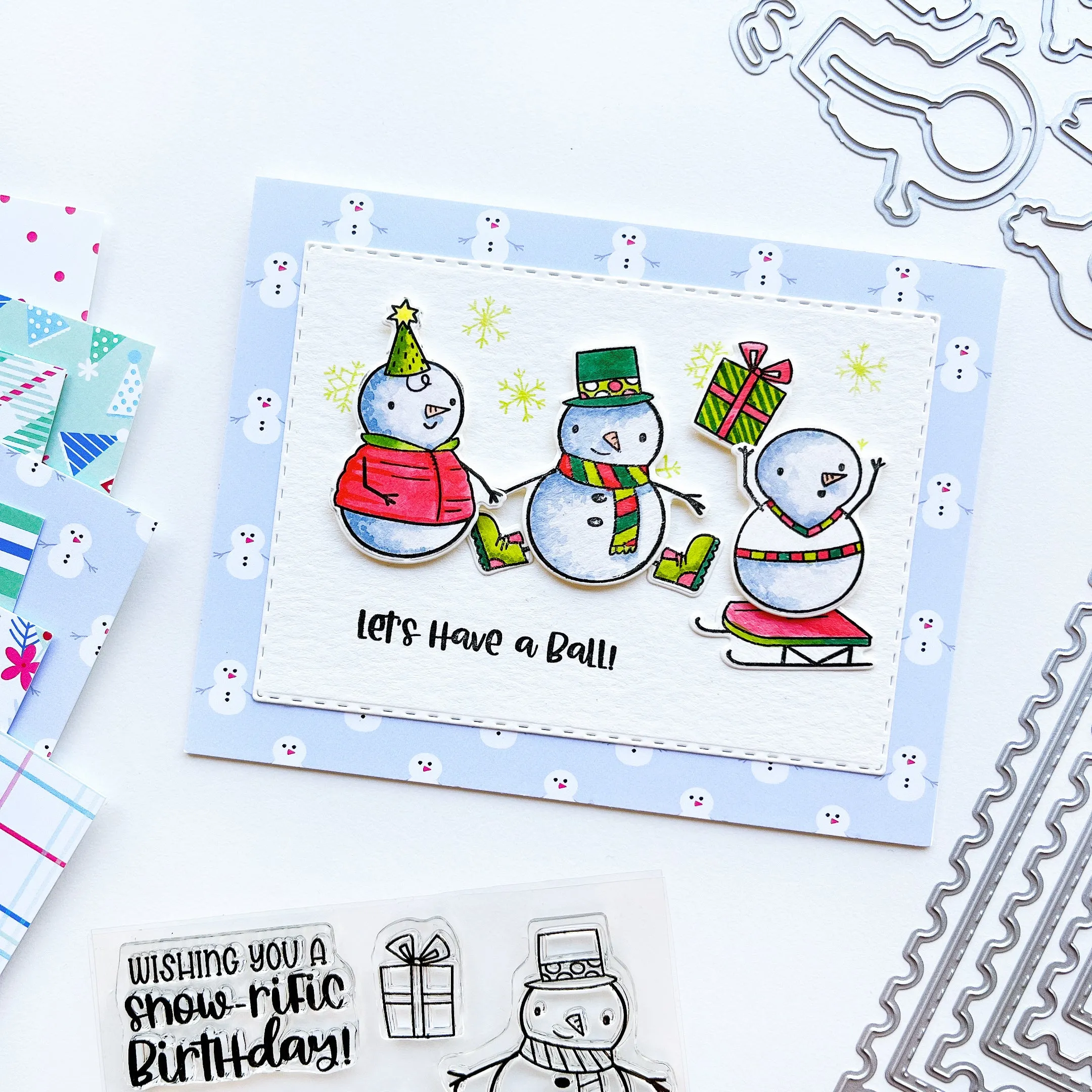 Snow-rific Party Stamp Set