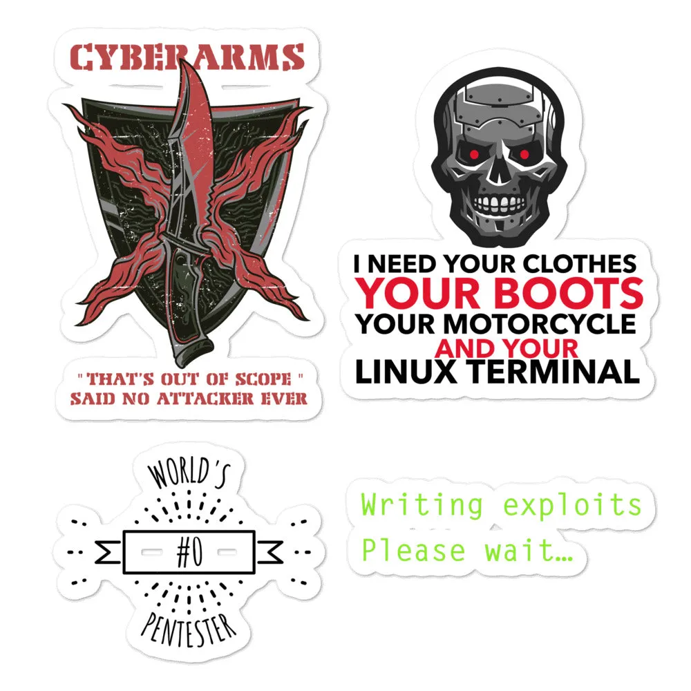 Sticker Pack v4 - Bubble-free stickers