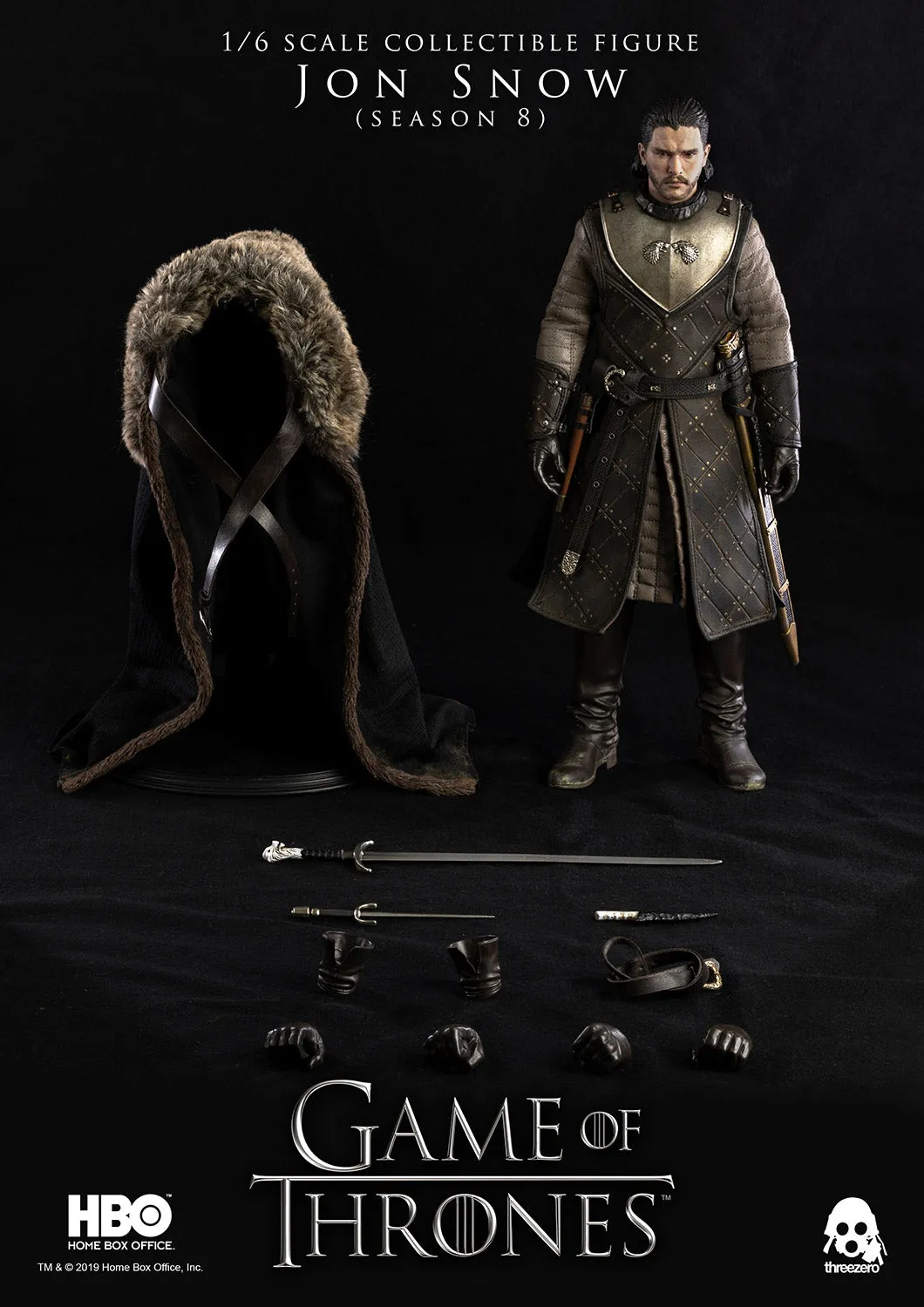 Threezero Game of Thrones Jon Snow (Season 8)