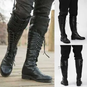 Tower - Gothic Steampunk Knight Boots by The Nevermore