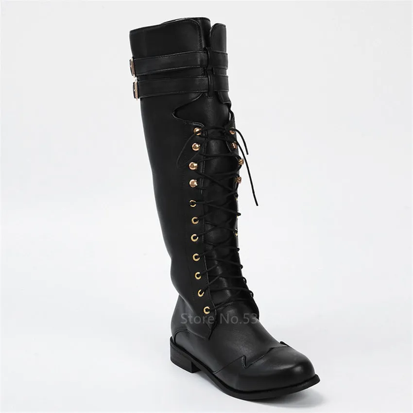 Tower - Gothic Steampunk Knight Boots by The Nevermore