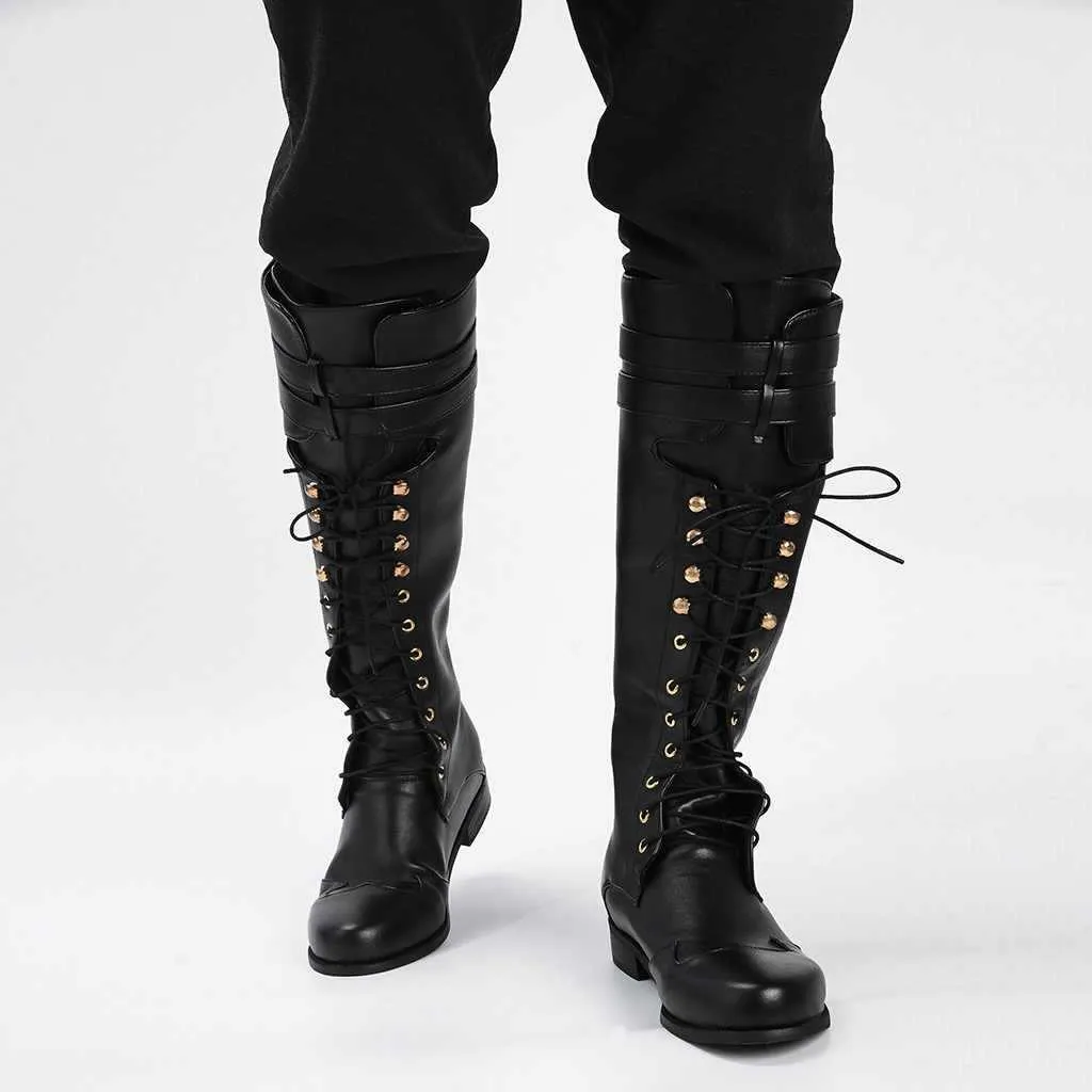 Tower - Gothic Steampunk Knight Boots by The Nevermore